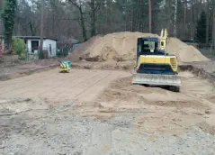 Herstellen eines Gründungspolsters